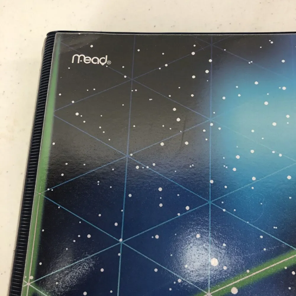 Trapper Keeper Binder OUTER SPACE Retro Geometric Portfolio Collection